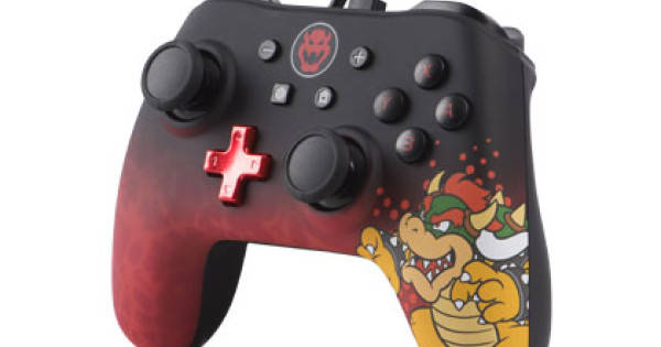 Bowser nintendo switch sale controller